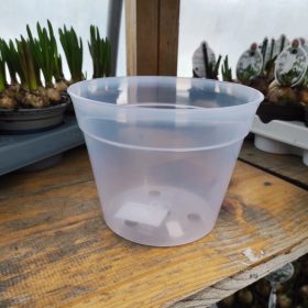 Átlátszó orchidea cserép (15cm)