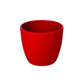 Base kerámia kaspó - piros (15cm)