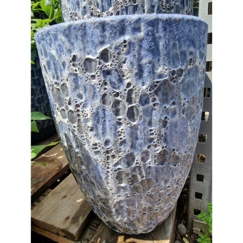 Brisbane Vase - kerámia növénytartó indigókék