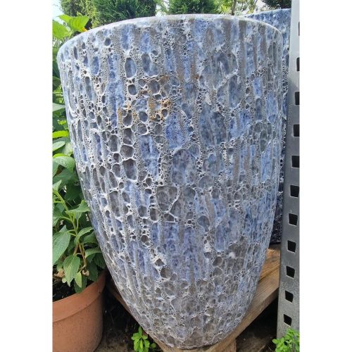 Brisbane Vase - kerámia növénytartó indigókék