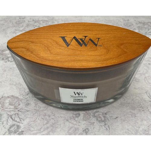 Woodwick Hajó - Cashmere -  Illatgyertya  455g