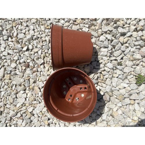 Vatuplast - Használt Nyomtatott Terrakotta Cserép 17cm