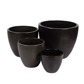  Nantes Classic kerámia növénytartó szett - cédruszöld