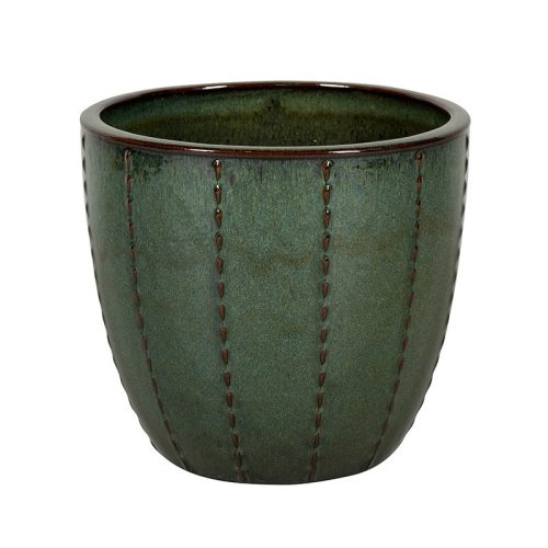 Corset Classic kerámia növénytartó - cédruszöld