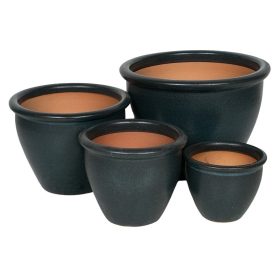 Naples Eros kerámia növénytartó - kék