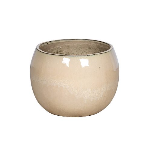  Singa Globe kerámia növénytartó - vajszín 