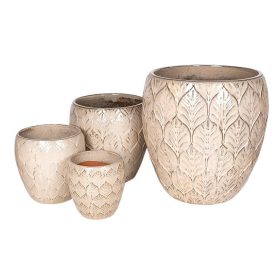 Forrest Monica kerámia növénytartó - vajszín 