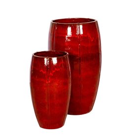 Alden Vase Giant kerámia növénytartó - vörös 