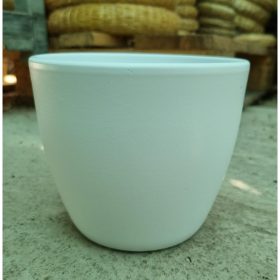 Base kerámia kaspó - fehér (11cm)