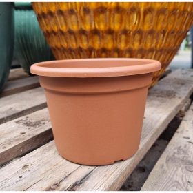 Kerek cserép - szürke(18cm)