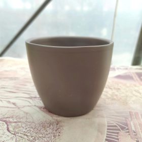 Base kerámia kaspó - szürke (10cm)