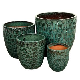 Corrente Classic kerámia növénytartó - türkiz