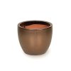 Sydney Classic kerámia növénytartó - bronz 