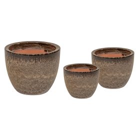 Sydney Classic kerámia növénytartó - espresso