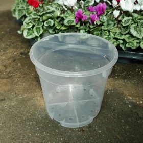 Műanyag orchidea cserép