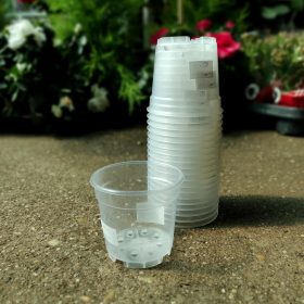 Műanyag orchidea cserép