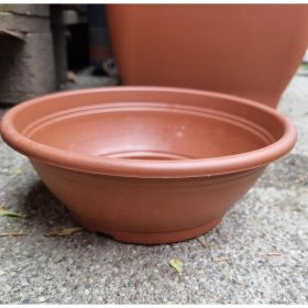 Virágtál - szürke (20cm)