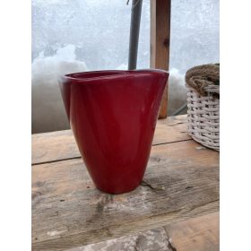 Orchidea kaspó kerámia bordó 8cm