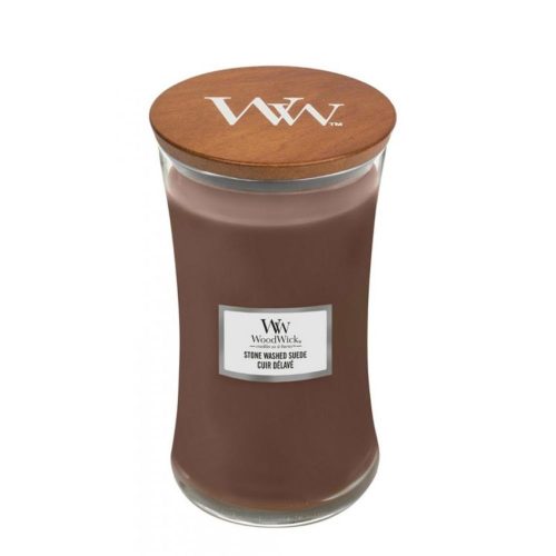 Woodwick Illatgyertya 275g Stone Washed Suede