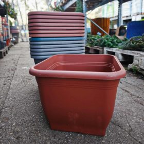 Szögletes cserép terrakotta (40cm)