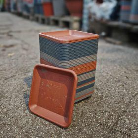 Szögletes cserép alátét terrakotta (12cm)