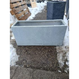 Szürke kompozit növénytartó (95x31x44cm)