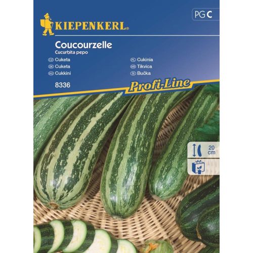 Cucurbita pepo 'Coucourzelle' - Cukkini 8mag/csomag