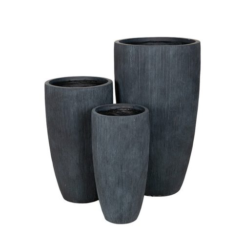 Toronto Vase Giant kompozit növénytartó (grafit)