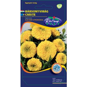   Vetőmag - Egynyári Bársonyvirág citromsárga, alacsony - Tagetes erecta (1g)
