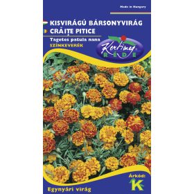   Vetőmag - Egynyári Bársonyvirág színkeverék - Tagetes patula nana (1g)