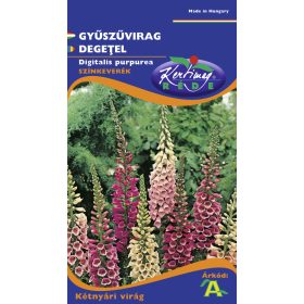   Vetőmag - Kétnyári gyűszűvirág színkeverék - Digitalis purpurea (0,25g)