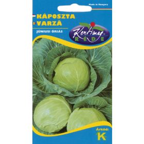 Vetőmag - Fejeskáposzta 'Júniusi óriás' (2g)