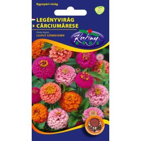   Vetőmag - Egynyári Legényvirág 'Liliput' színkeverék - Zinnia elegans (2g)