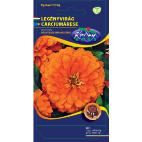   Vetőmag - Egynyári Legényvirág narancssárga - Zinnia elegans (2g)