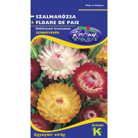   Vetőmag - Szalmarózsa színkeverék - Helichrysum barcteatum (1g)
