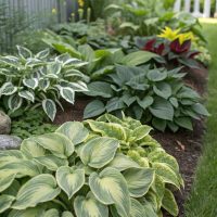 Levéldísz évelők