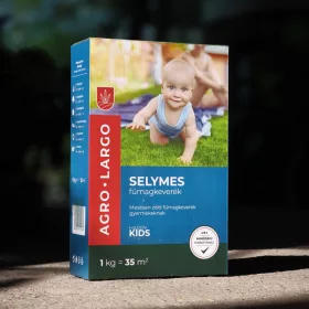   Agro-Largo Happy Kids selymes fűmagkeverék – 1 kg, kb. 35 m²