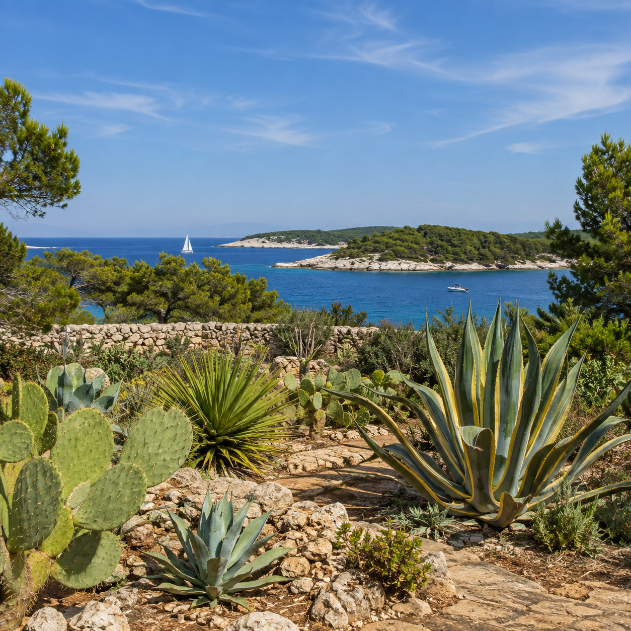 Palmižana: egy kísérleti mediterrán növénykert története