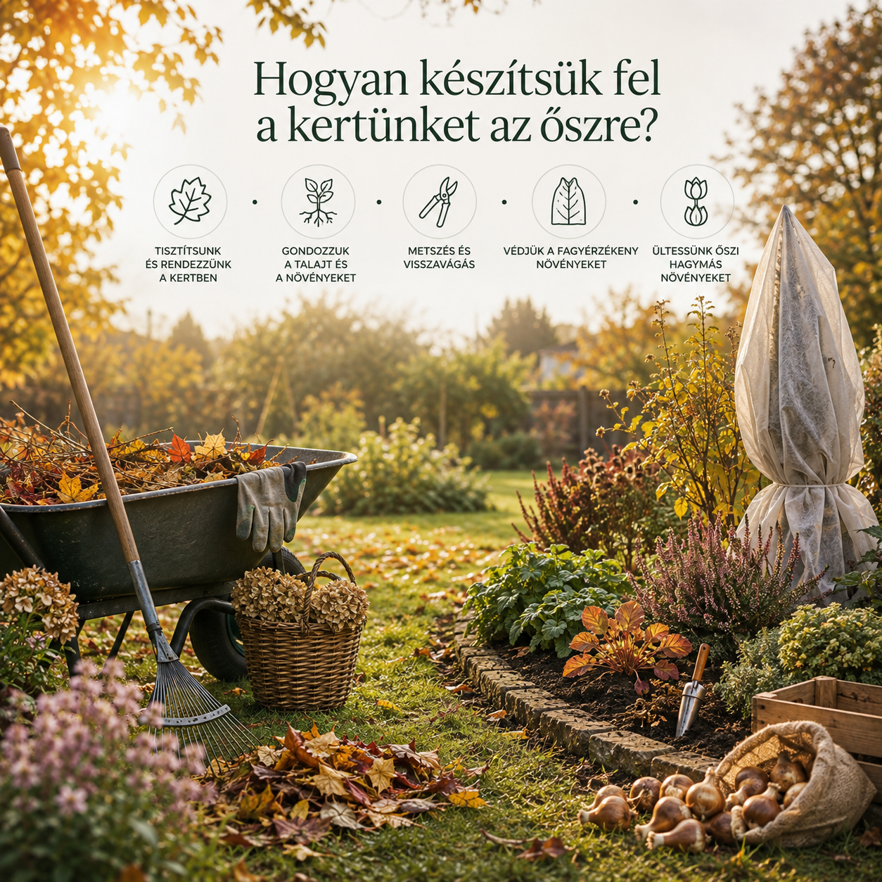 Így készítsd fel a kertedet az őszre